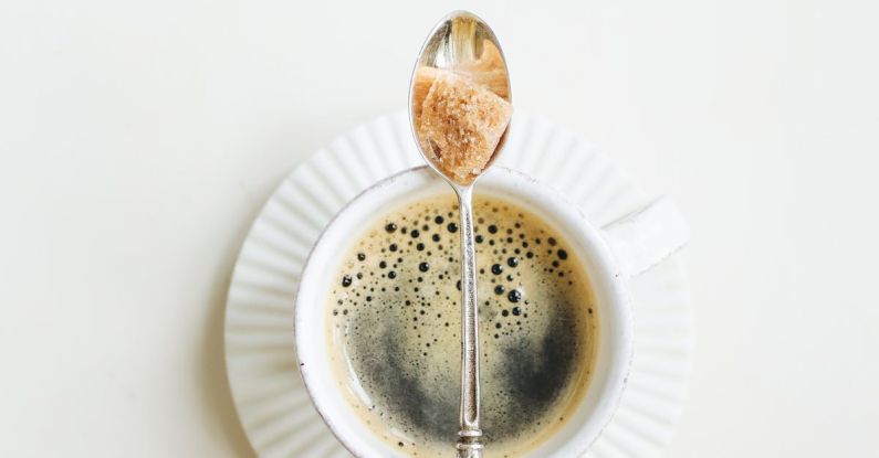 Nanotechnology Health - Cup Of Coffee With Saucer And Teaspoon