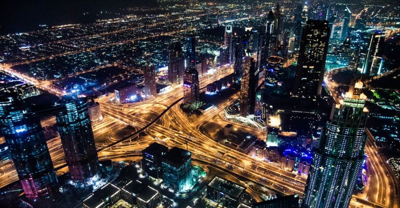 Smart City - Timelapse Cityscape Photography during Night Time
