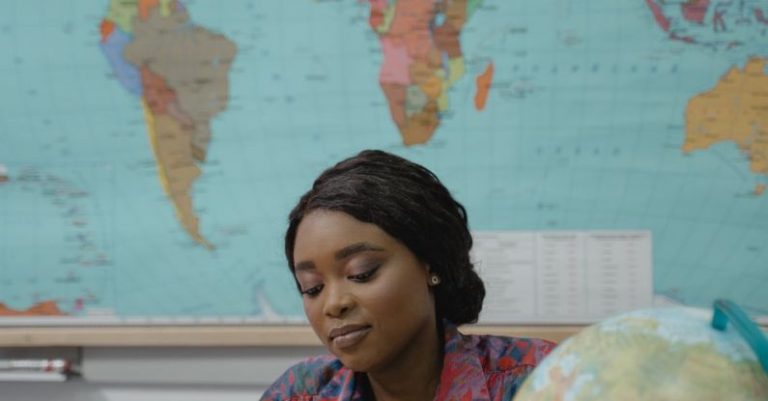 Classroom Flip - Woman Flipping the Pages of a Book