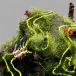 Data Environment - An artist’s illustration of artificial intelligence (AI). This image depicts how AI could help understand ecosystems and identify species. It was created by Nidia Dias as part of the Visua...